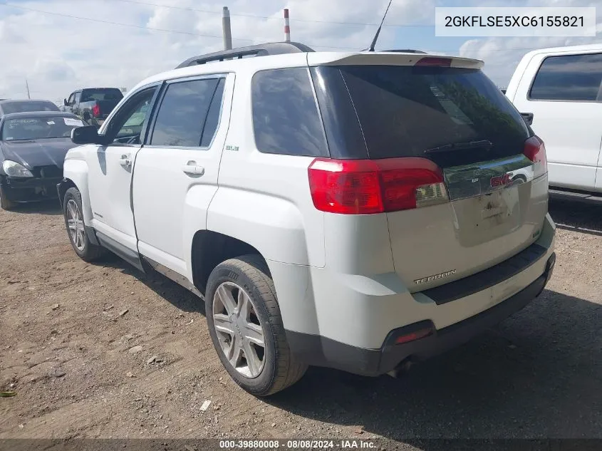 2012 GMC Terrain Sle-2 VIN: 2GKFLSE5XC6155821 Lot: 39880008