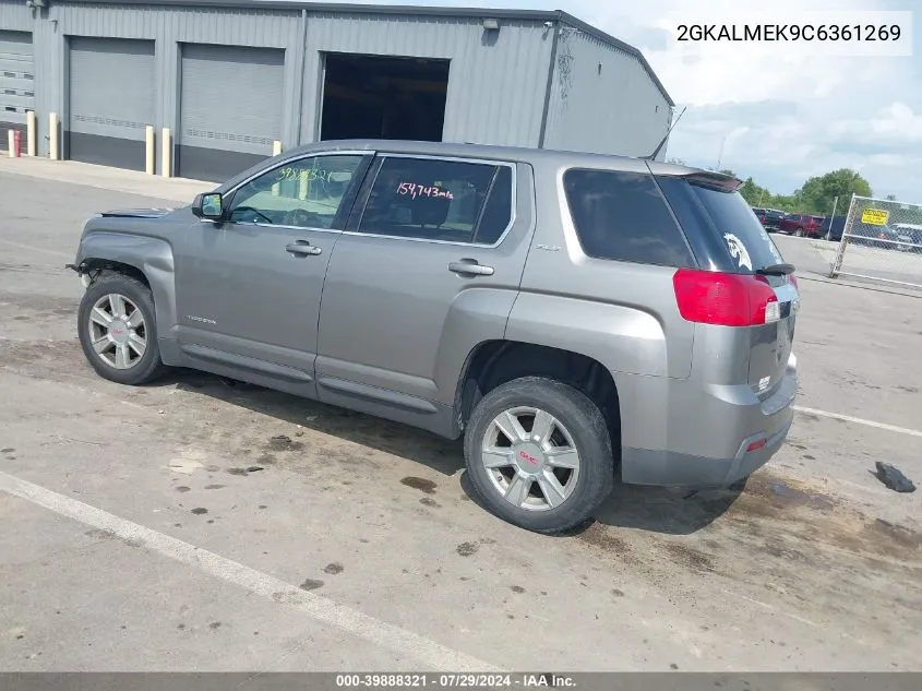 2012 GMC Terrain Sle-1 VIN: 2GKALMEK9C6361269 Lot: 39888321