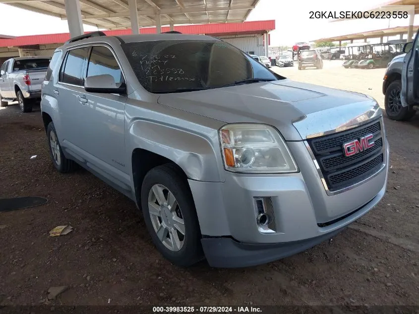 2012 GMC Terrain Sle-2 VIN: 2GKALSEK0C6223558 Lot: 39983525