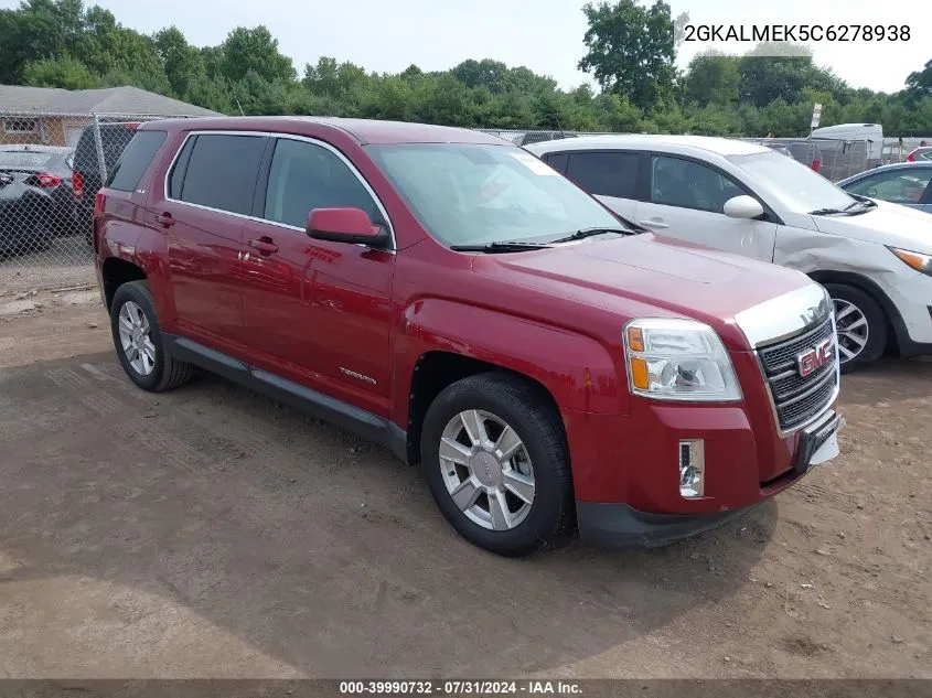 2GKALMEK5C6278938 2012 GMC Terrain Sle-1