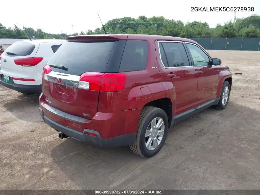 2GKALMEK5C6278938 2012 GMC Terrain Sle-1