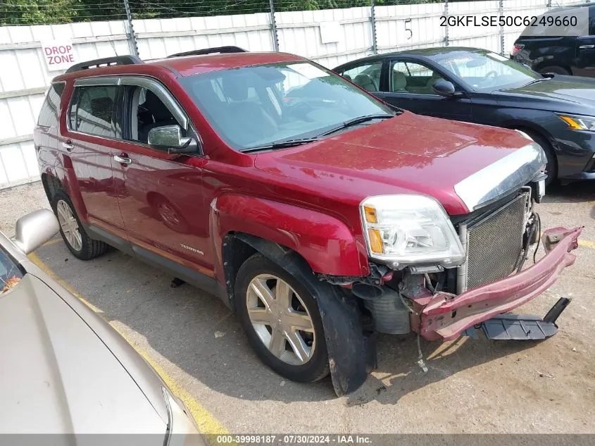 2012 GMC Terrain Sle-2 VIN: 2GKFLSE50C6249660 Lot: 39998187