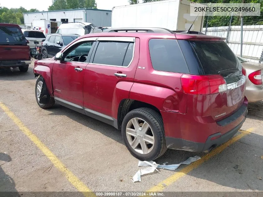 2012 GMC Terrain Sle-2 VIN: 2GKFLSE50C6249660 Lot: 39998187