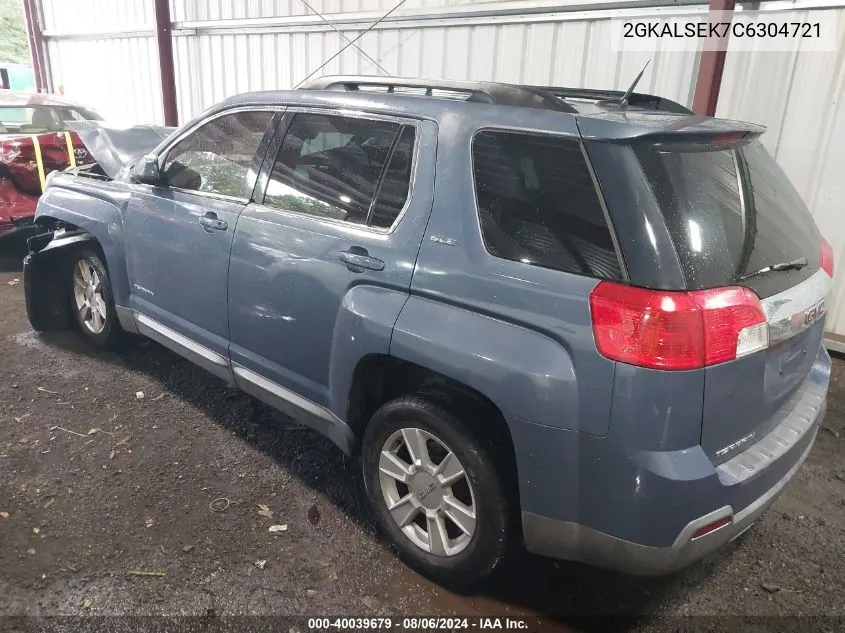 2012 GMC Terrain Sle-2 VIN: 2GKALSEK7C6304721 Lot: 40039679