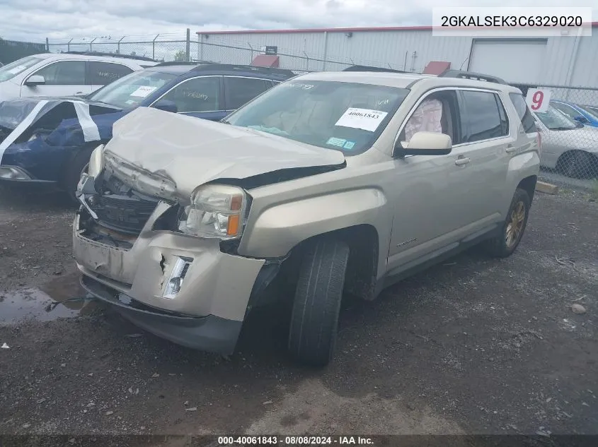 2012 GMC Terrain Sle-2 VIN: 2GKALSEK3C6329020 Lot: 40061843