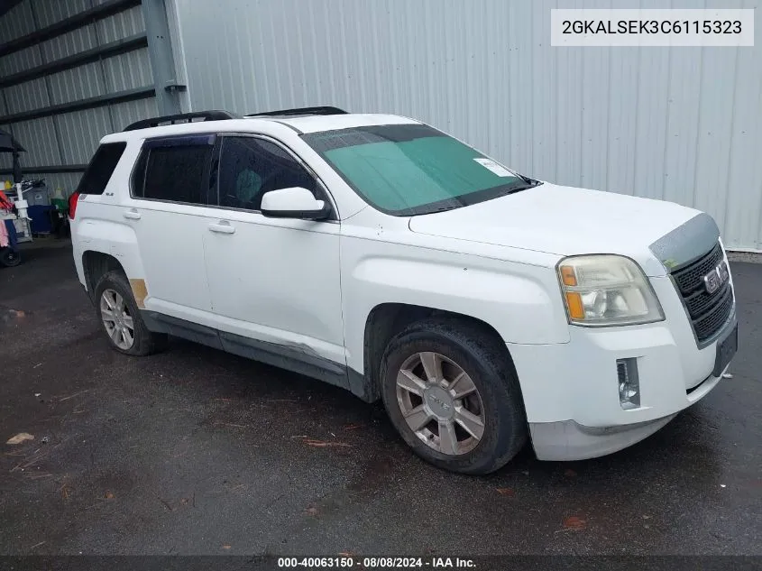 2012 GMC Terrain Sle-2 VIN: 2GKALSEK3C6115323 Lot: 40063150