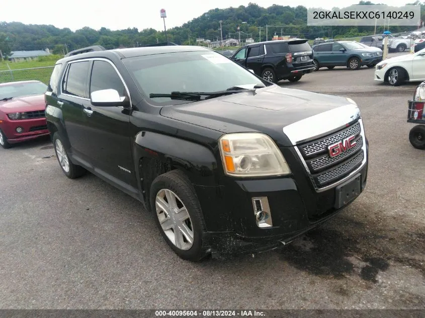 2012 GMC Terrain Sle-2 VIN: 2GKALSEKXC6140249 Lot: 40095604