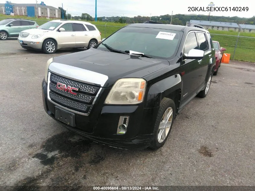 2012 GMC Terrain Sle-2 VIN: 2GKALSEKXC6140249 Lot: 40095604