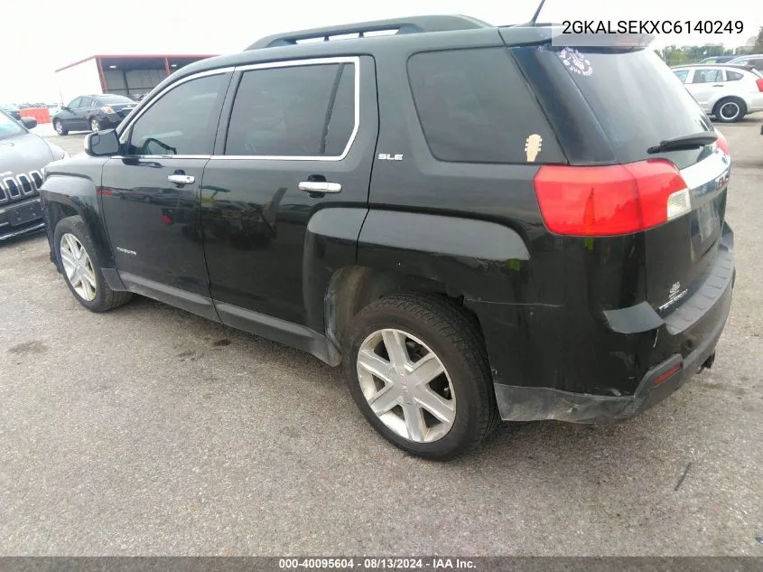 2012 GMC Terrain Sle-2 VIN: 2GKALSEKXC6140249 Lot: 40095604