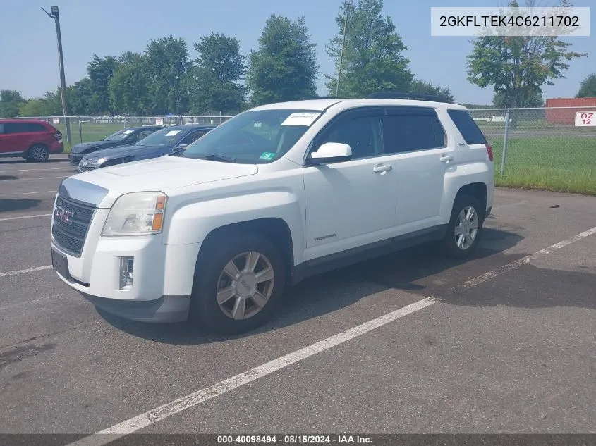 2012 GMC Terrain Sle-2 VIN: 2GKFLTEK4C6211702 Lot: 40098494