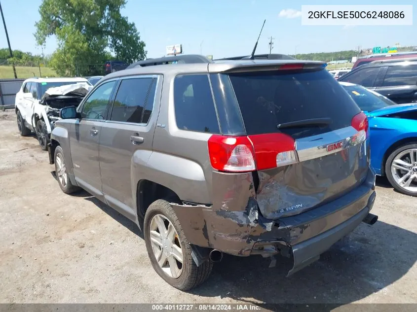 2012 GMC Terrain Sle-2 VIN: 2GKFLSE50C6248086 Lot: 40112727