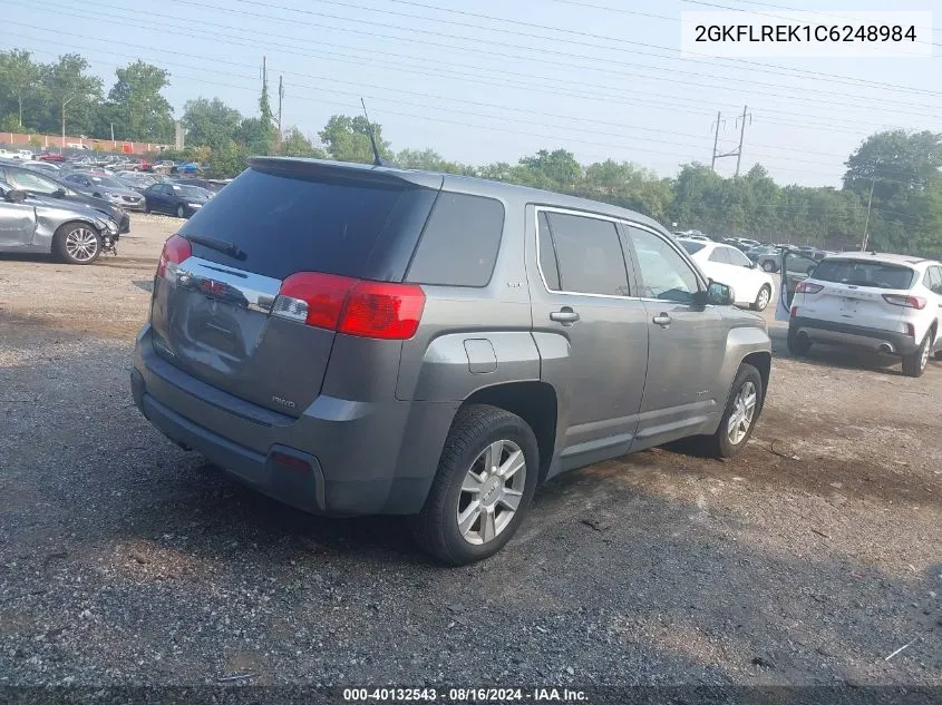 2012 GMC Terrain Sle-1 VIN: 2GKFLREK1C6248984 Lot: 40132543