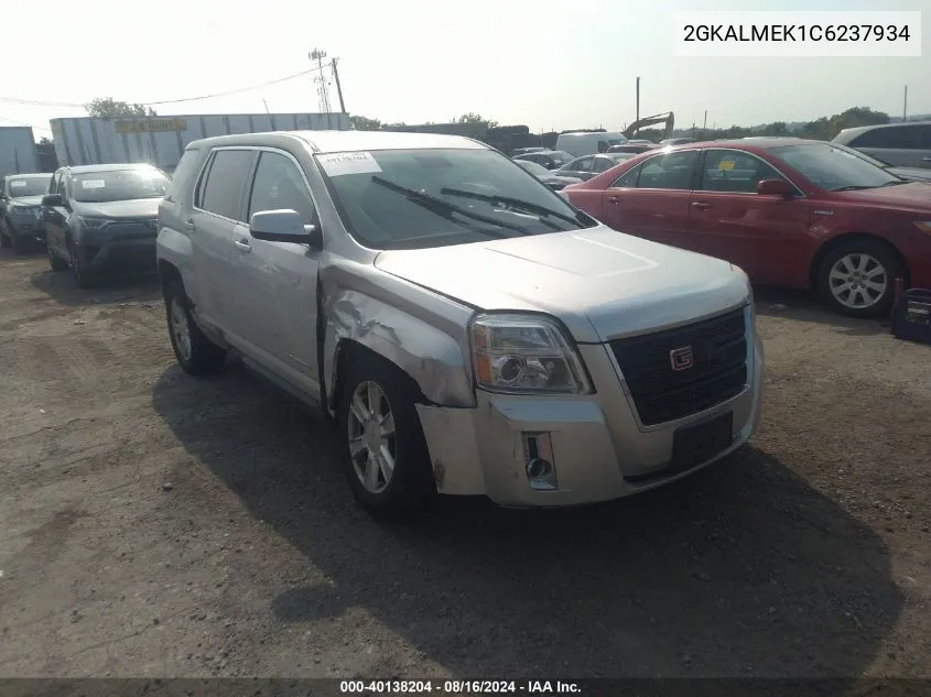 2012 GMC Terrain Sle-1 VIN: 2GKALMEK1C6237934 Lot: 40138204