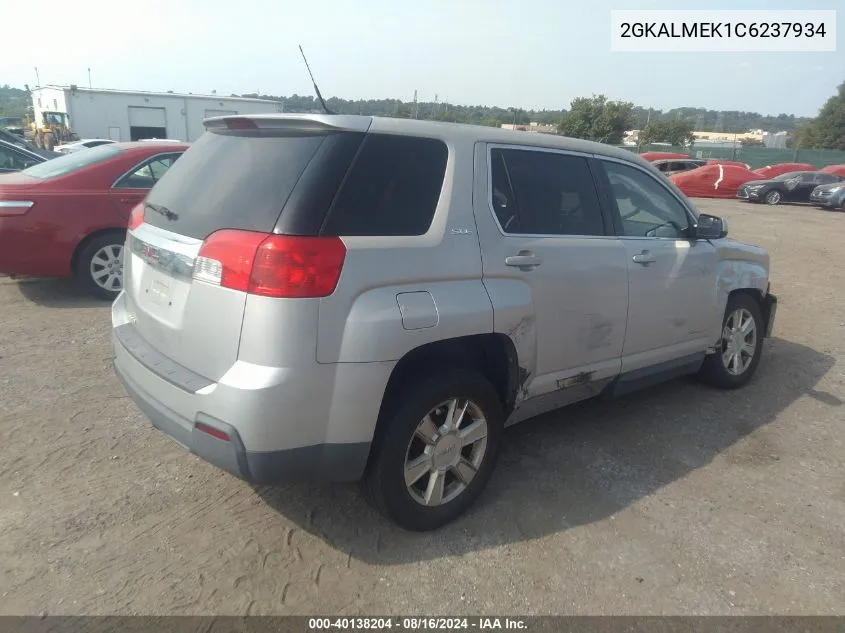 2GKALMEK1C6237934 2012 GMC Terrain Sle-1