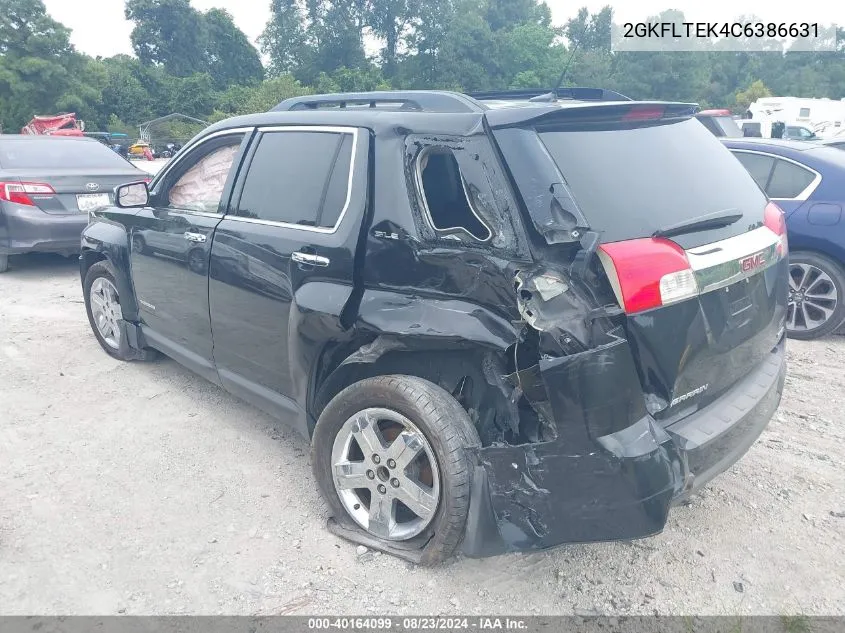 2012 GMC Terrain Sle-2 VIN: 2GKFLTEK4C6386631 Lot: 40164099