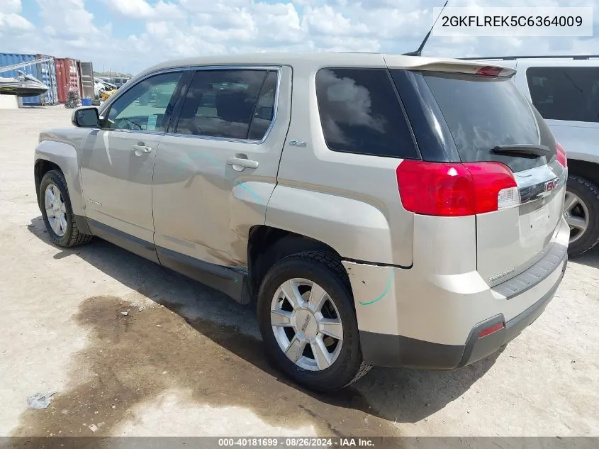 2012 GMC Terrain Sle-1 VIN: 2GKFLREK5C6364009 Lot: 40181699