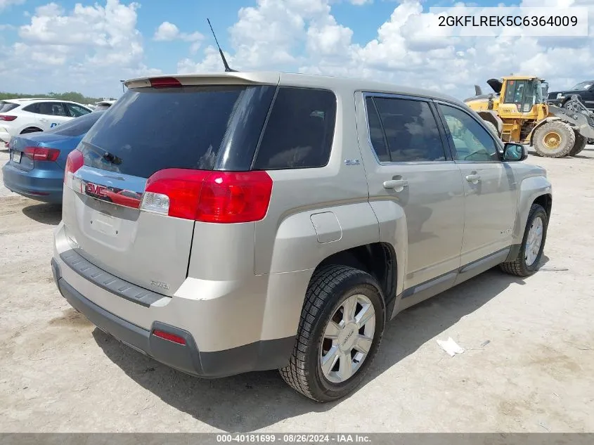 2012 GMC Terrain Sle-1 VIN: 2GKFLREK5C6364009 Lot: 40181699