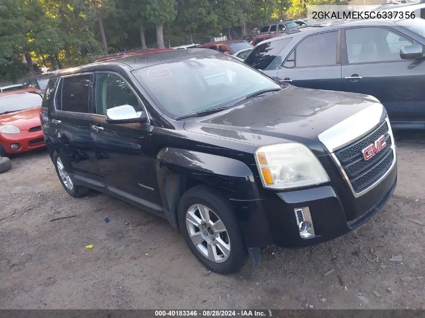 2012 GMC Terrain Sle-1 VIN: 2GKALMEK5C6337356 Lot: 40183346