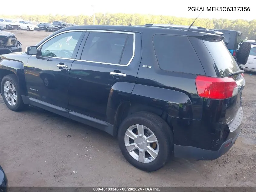 2GKALMEK5C6337356 2012 GMC Terrain Sle-1