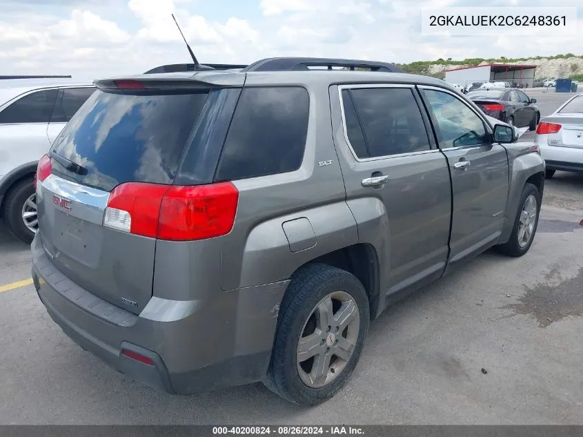 2012 GMC Terrain Slt-1 VIN: 2GKALUEK2C6248361 Lot: 40200824