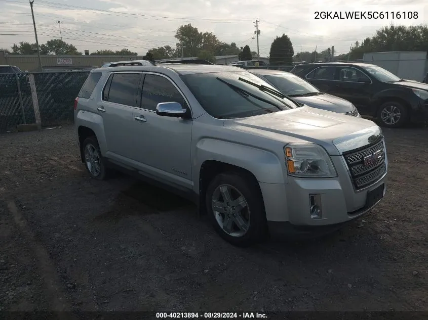 2012 GMC Terrain Slt-2 VIN: 2GKALWEK5C6116108 Lot: 40213894