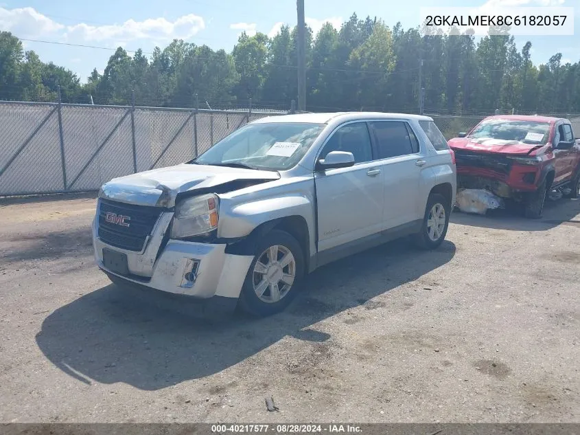 2012 GMC Terrain Sle-1 VIN: 2GKALMEK8C6182057 Lot: 40217577