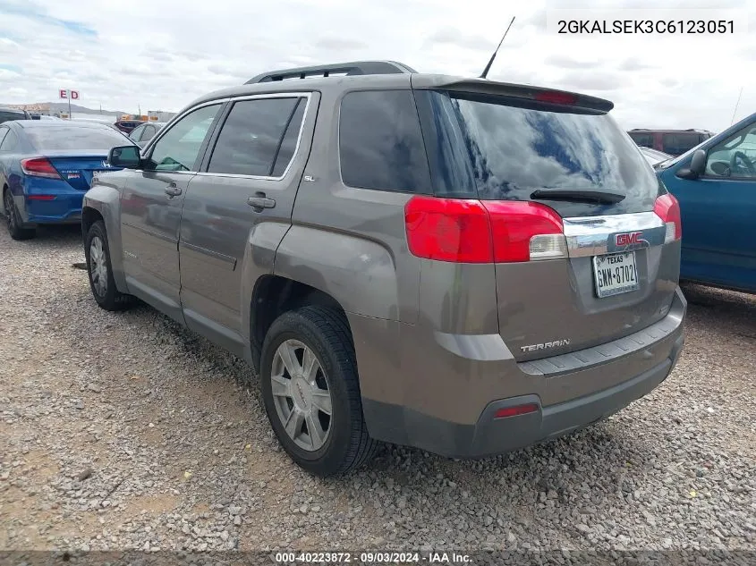 2012 GMC Terrain Sle-2 VIN: 2GKALSEK3C6123051 Lot: 40223872