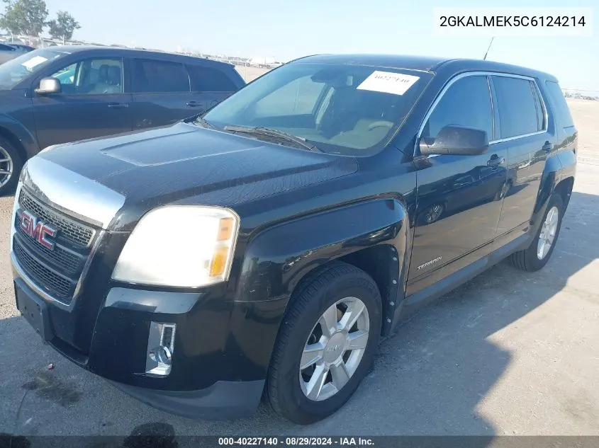 2012 GMC Terrain Sle-1 VIN: 2GKALMEK5C6124214 Lot: 40227140