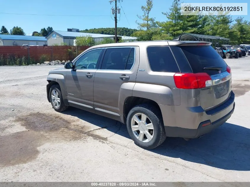 2GKFLREK8C6192851 2012 GMC Terrain Sle-1