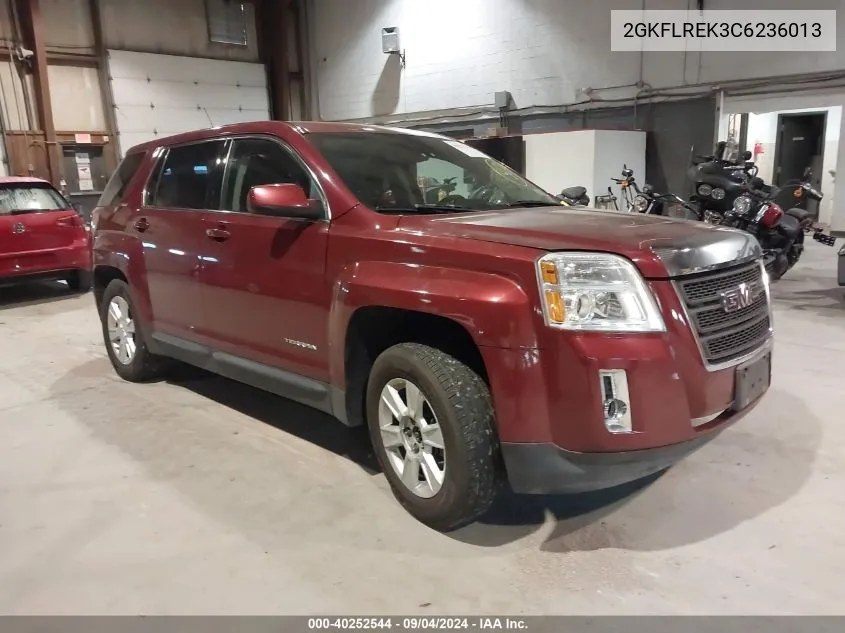 2012 GMC Terrain Sle VIN: 2GKFLREK3C6236013 Lot: 40252544