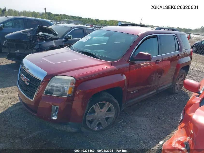 2012 GMC Terrain Sle-2 VIN: 2GKALSEK0C6320601 Lot: 40275460