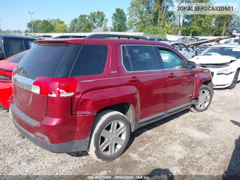 2GKALSEK0C6320601 2012 GMC Terrain Sle-2