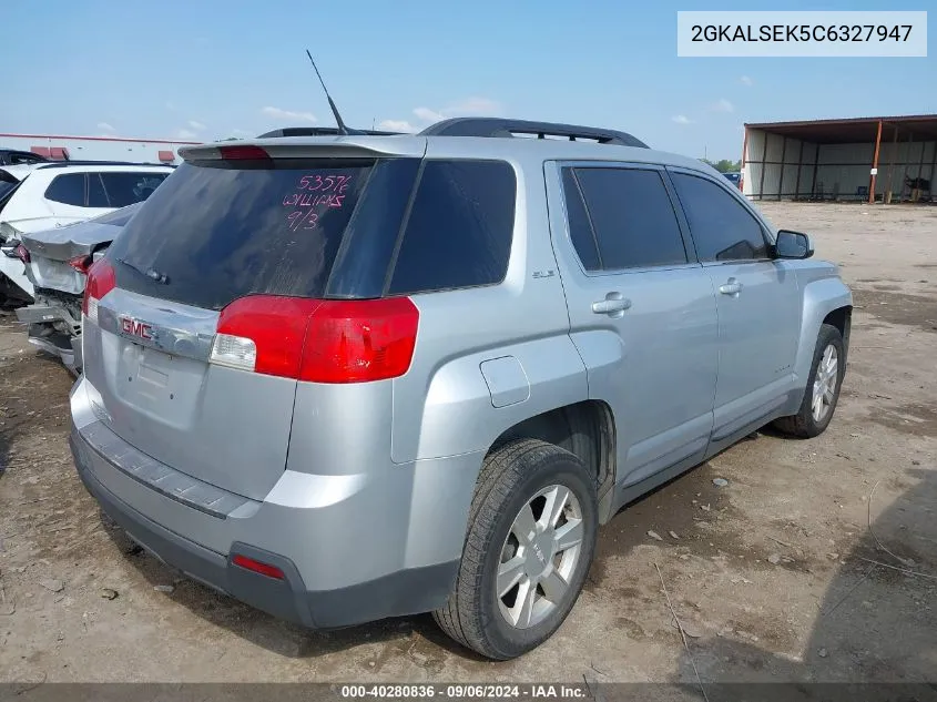 2012 GMC Terrain Sle-2 VIN: 2GKALSEK5C6327947 Lot: 40280836