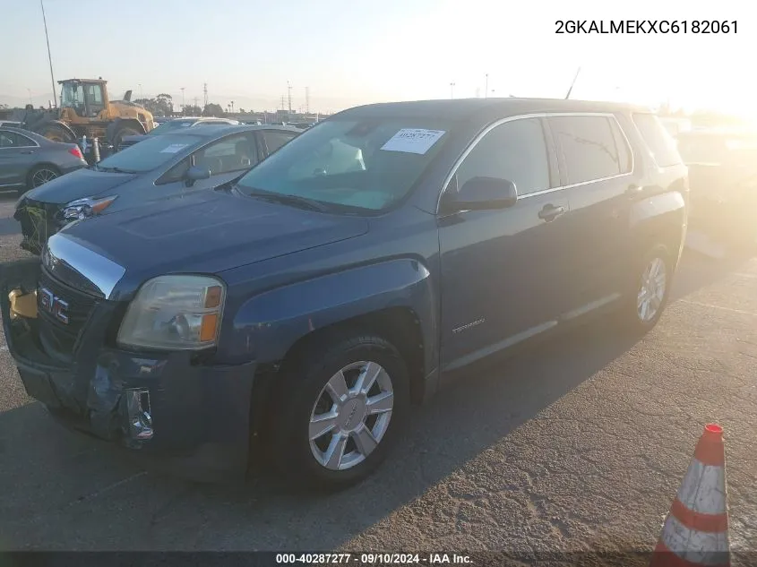 2012 GMC Terrain Sle-1 VIN: 2GKALMEKXC6182061 Lot: 40287277