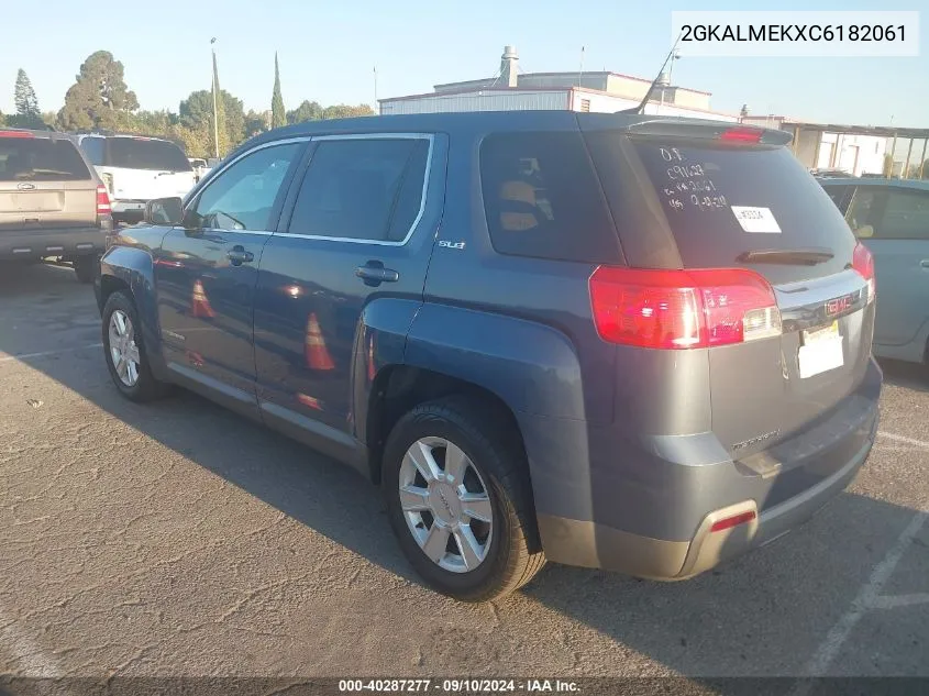 2012 GMC Terrain Sle-1 VIN: 2GKALMEKXC6182061 Lot: 40287277