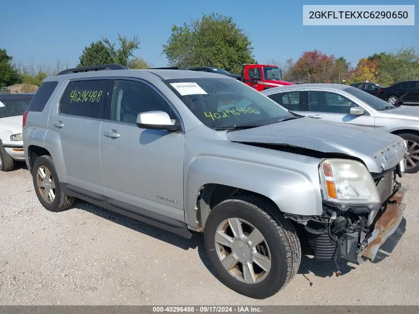 2012 GMC Terrain Sle-2 VIN: 2GKFLTEKXC6290650 Lot: 40296488