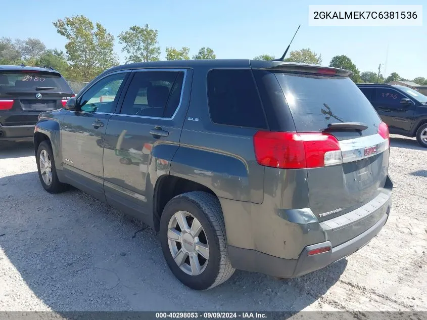 2GKALMEK7C6381536 2012 GMC Terrain Sle-1