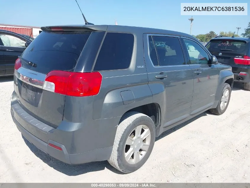 2GKALMEK7C6381536 2012 GMC Terrain Sle-1