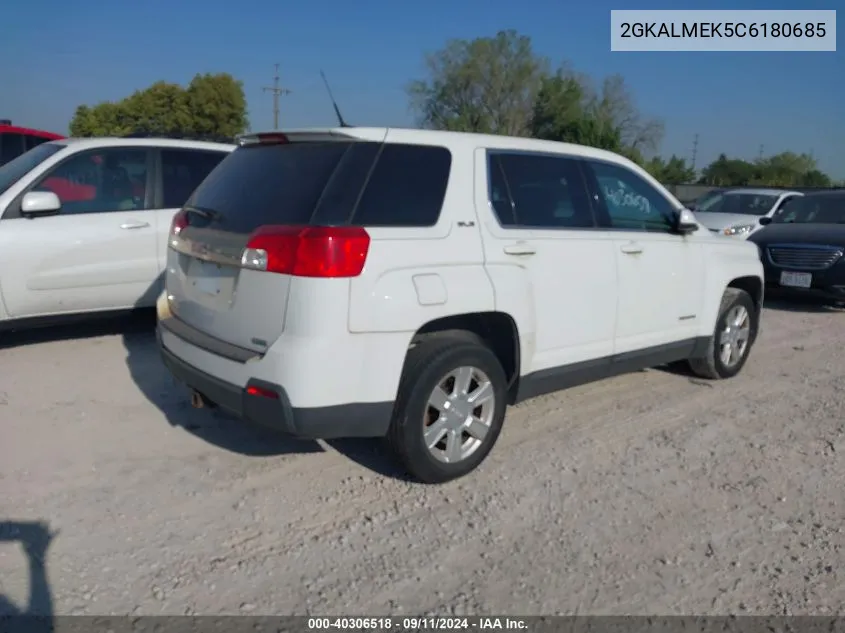 2012 GMC Terrain Sle-1 VIN: 2GKALMEK5C6180685 Lot: 40306518