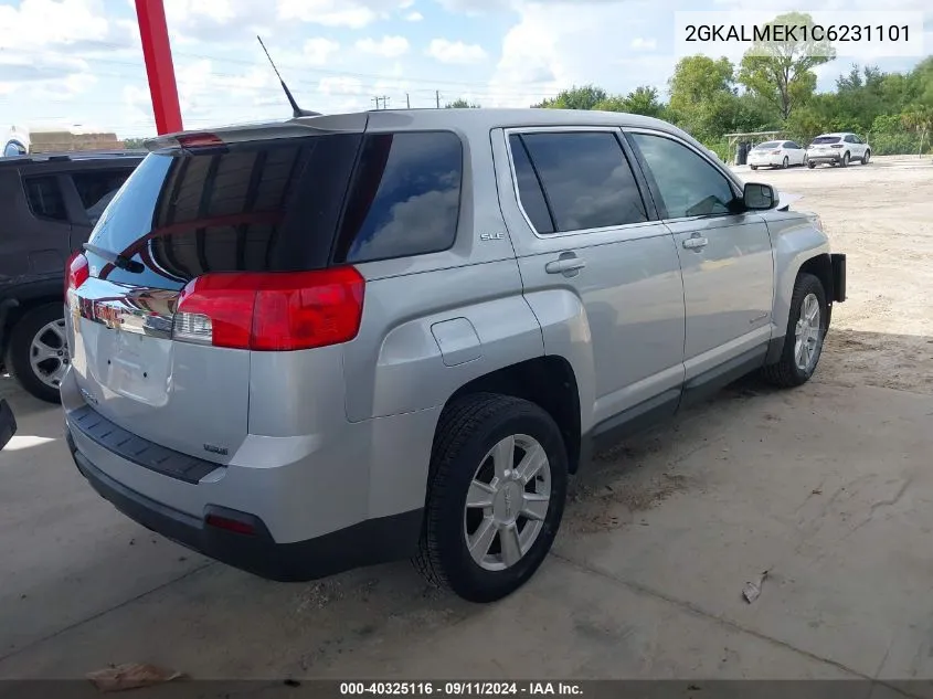 2012 GMC Terrain Sle-1 VIN: 2GKALMEK1C6231101 Lot: 40325116