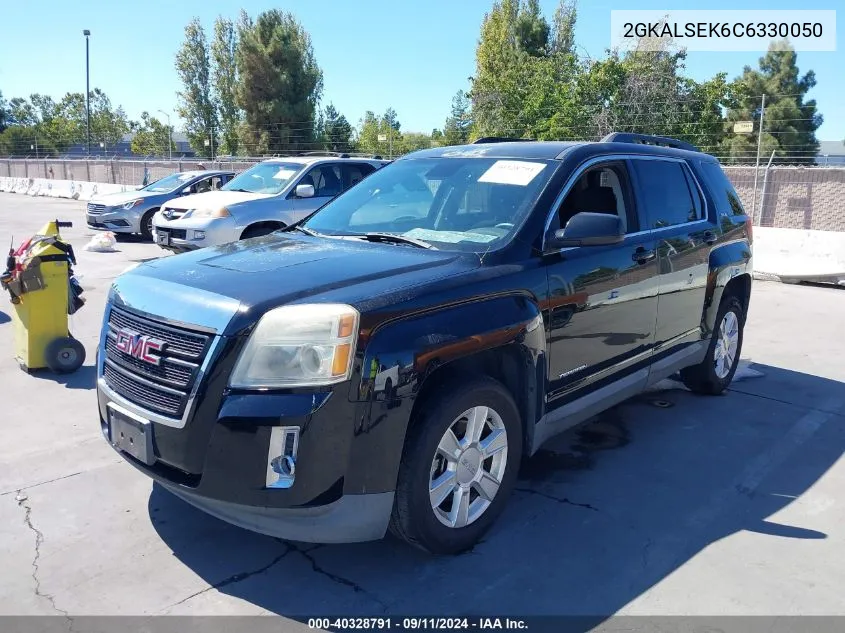 2012 GMC Terrain Sle-2 VIN: 2GKALSEK6C6330050 Lot: 40328791