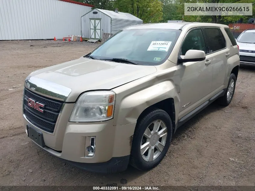 2012 GMC Terrain Sle-1 VIN: 2GKALMEK9C6266615 Lot: 40332091