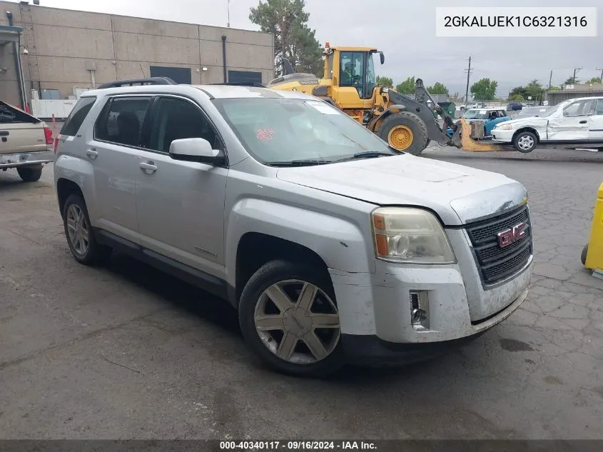 2012 GMC Terrain Slt-1 VIN: 2GKALUEK1C6321316 Lot: 40340117