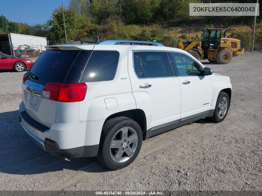 2012 GMC Terrain Slt-2 VIN: 2GKFLXEK5C6400043 Lot: 40354740