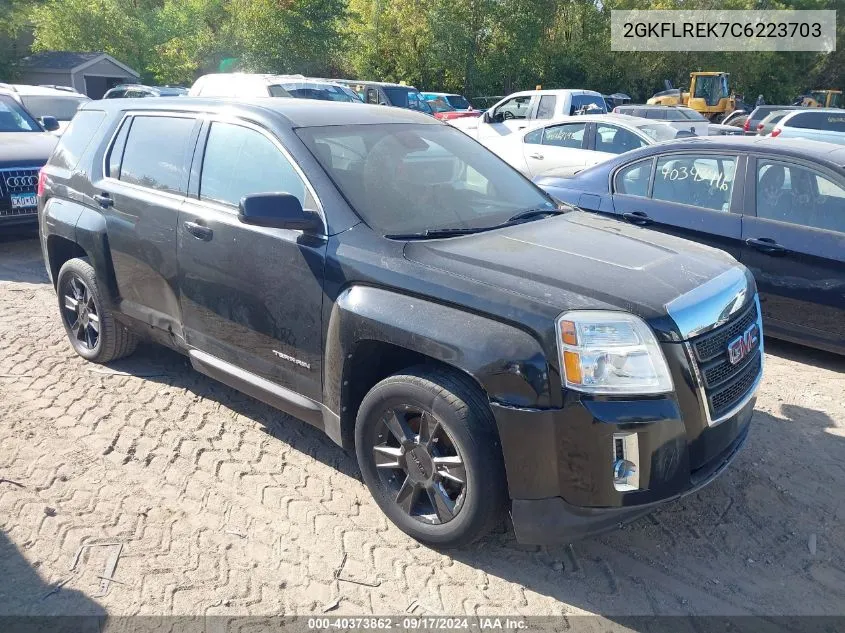 2012 GMC Terrain Sle-1 VIN: 2GKFLREK7C6223703 Lot: 40373862