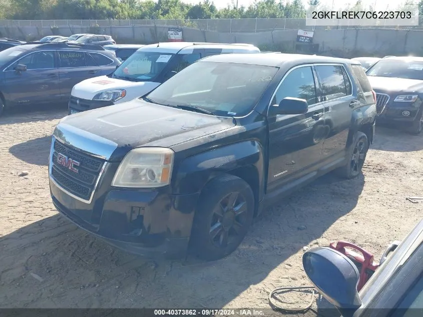 2012 GMC Terrain Sle-1 VIN: 2GKFLREK7C6223703 Lot: 40373862