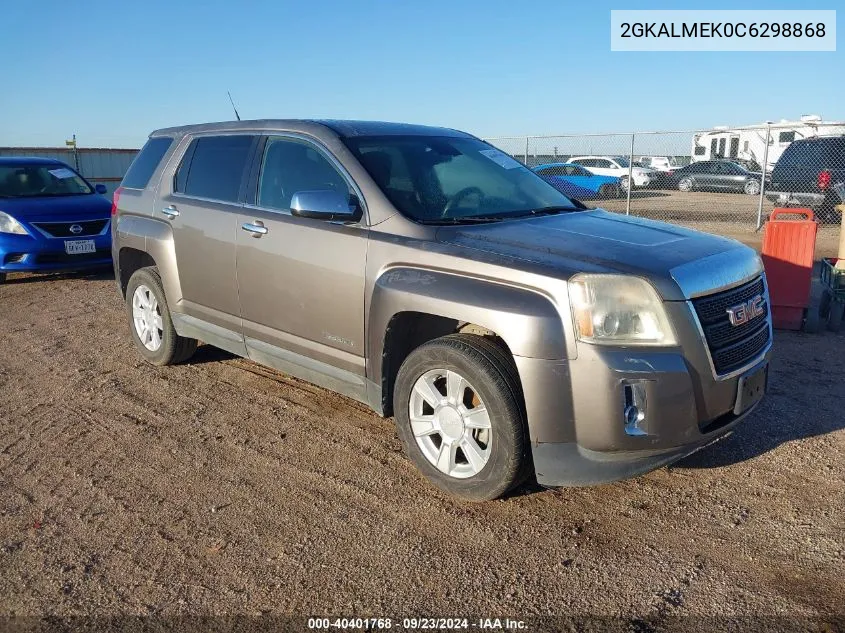 2GKALMEK0C6298868 2012 GMC Terrain Sle-1