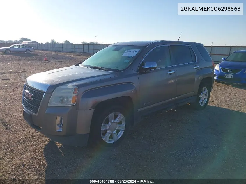 2GKALMEK0C6298868 2012 GMC Terrain Sle-1