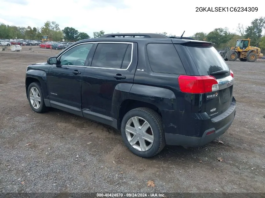 2012 GMC Terrain Sle-2 VIN: 2GKALSEK1C6234309 Lot: 40424570