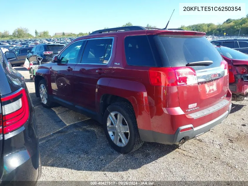 2GKFLTE51C6250354 2012 GMC Terrain Sle